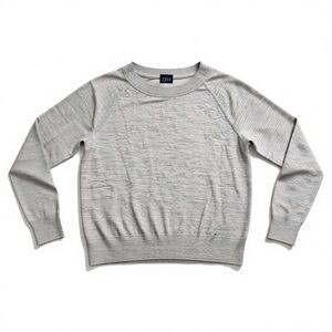 Gap Women’s Merino Wool Long Sleeve Sweater, Gray, Size XL